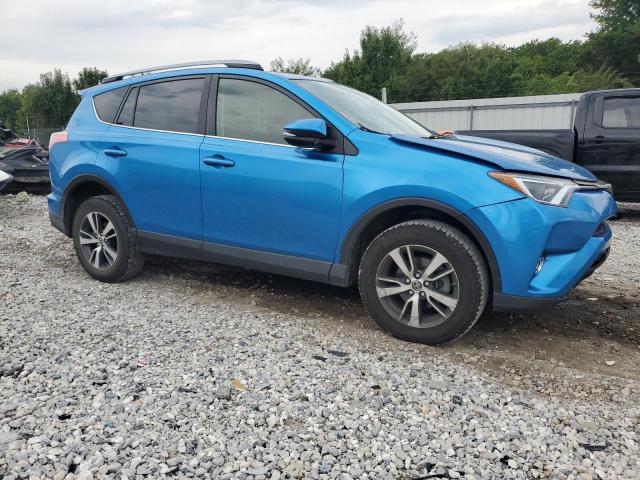 JTMWFREVXHD095284 - 2017 TOYOTA RAV4 XLE BLUE photo 4
