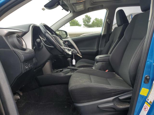 JTMWFREVXHD095284 - 2017 TOYOTA RAV4 XLE BLUE photo 7