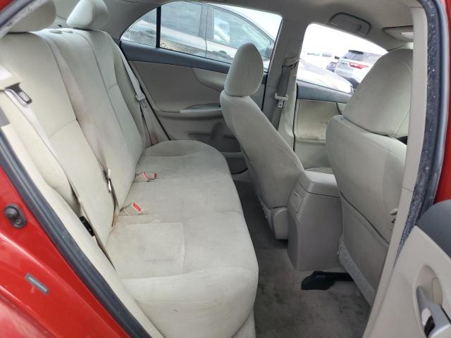 1NXBU4EE2AZ296735 - 2010 TOYOTA COROLLA BASE Czerwony zdjęcie 10