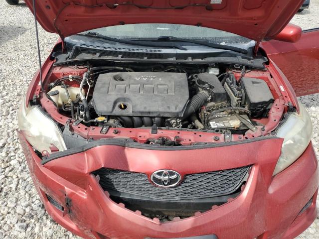 1NXBU4EE2AZ296735 - 2010 TOYOTA COROLLA BASE Czerwony zdjęcie 11