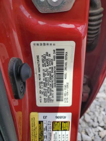 1NXBU4EE2AZ296735 - 2010 TOYOTA COROLLA BASE Czerwony zdjęcie 12