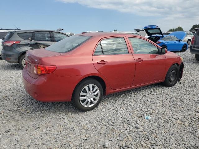 1NXBU4EE2AZ296735 - 2010 TOYOTA COROLLA BASE Czerwony zdjęcie 3