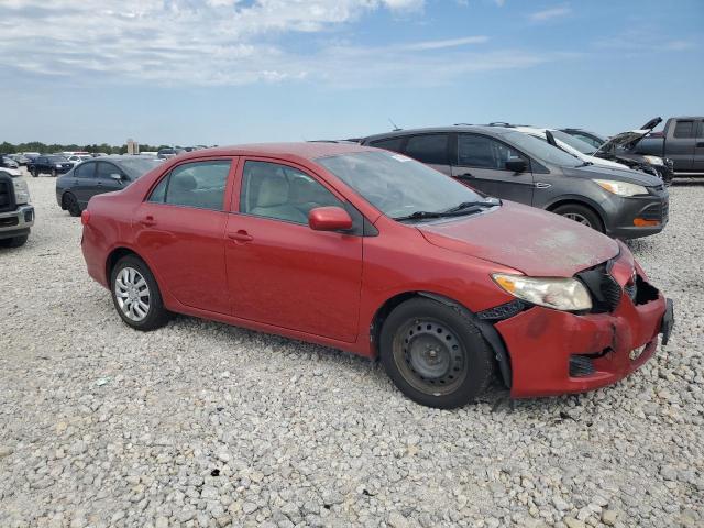1NXBU4EE2AZ296735 - 2010 TOYOTA COROLLA BASE Czerwony zdjęcie 4