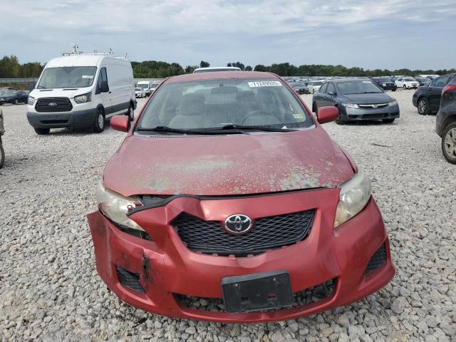 1NXBU4EE2AZ296735 - 2010 TOYOTA COROLLA BASE Czerwony zdjęcie 5