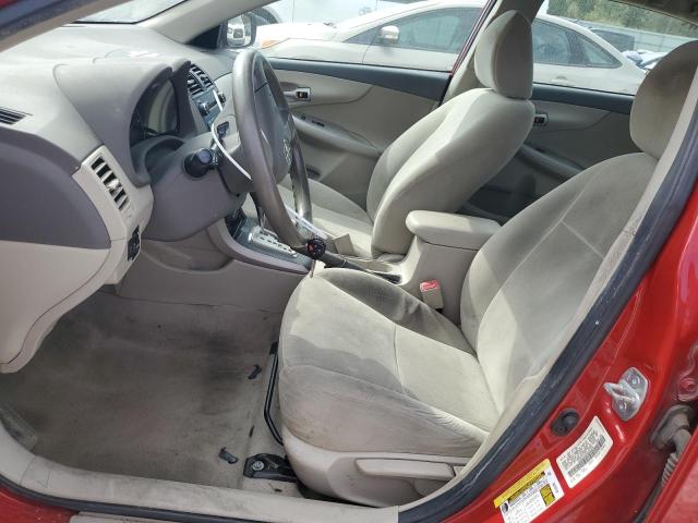 1NXBU4EE2AZ296735 - 2010 TOYOTA COROLLA BASE Czerwony zdjęcie 7