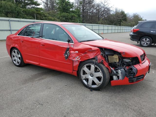 WAUPL68E05A061792 - 2005 AUDI S4 RED photo 4