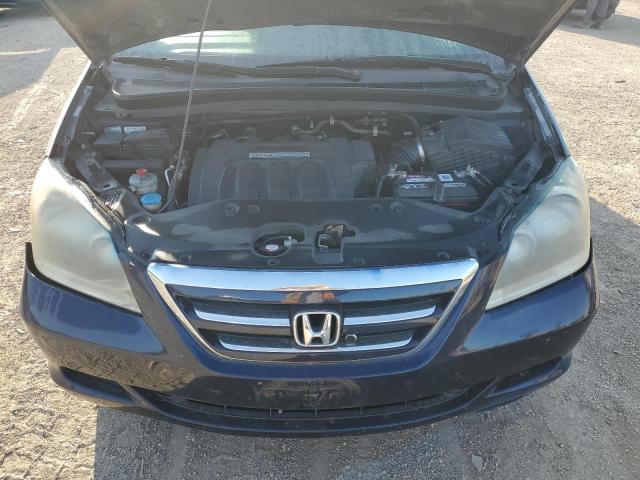 5FNRL38707B077318 - 2007 HONDA ODYSSEY EXL BLUE photo 12