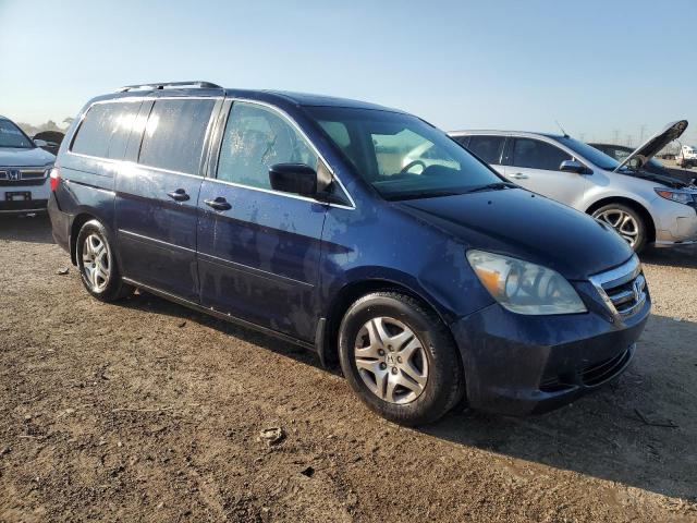 5FNRL38707B077318 - 2007 HONDA ODYSSEY EXL BLUE photo 4