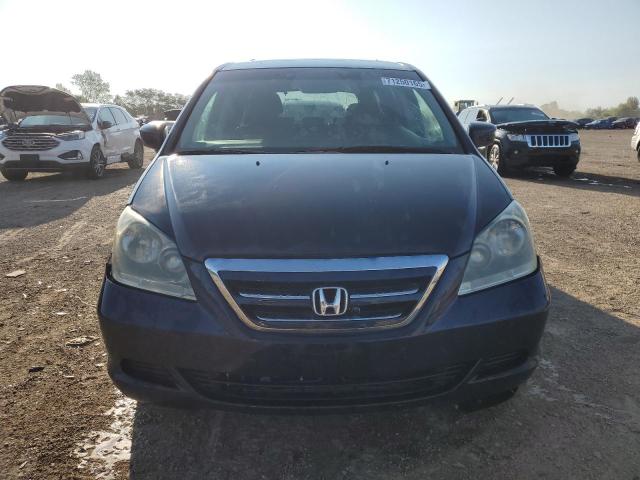 5FNRL38707B077318 - 2007 HONDA ODYSSEY EXL BLUE photo 5