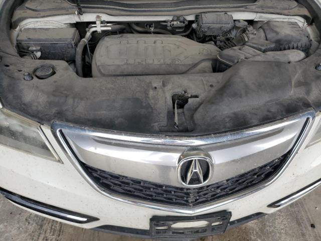 5FRYD4H63FB014765 - 2015 ACURA MDX TECHNOLOGY Blanc photo 12
