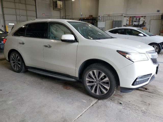 5FRYD4H63FB014765 - 2015 ACURA MDX TECHNOLOGY Blanc photo 4