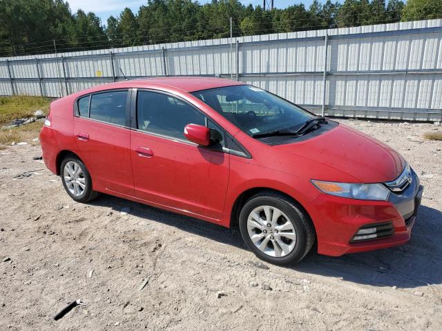 JHMZE2H77DS006179 - 2013 HONDA INSIGHT EX RED photo 4