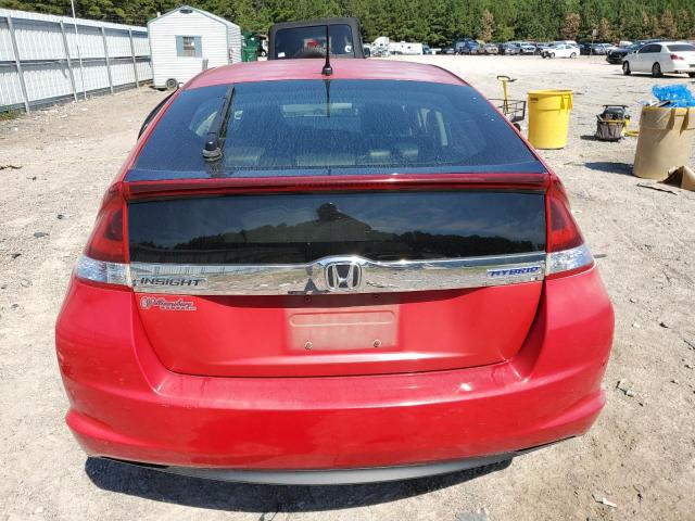 JHMZE2H77DS006179 - 2013 HONDA INSIGHT EX RED photo 6
