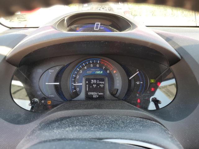 JHMZE2H77DS006179 - 2013 HONDA INSIGHT EX RED photo 9