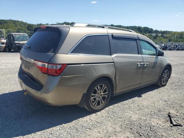 5FNRL5H63CB001153 - 2012 HONDA ODYSSEY EXL GOLD photo 3