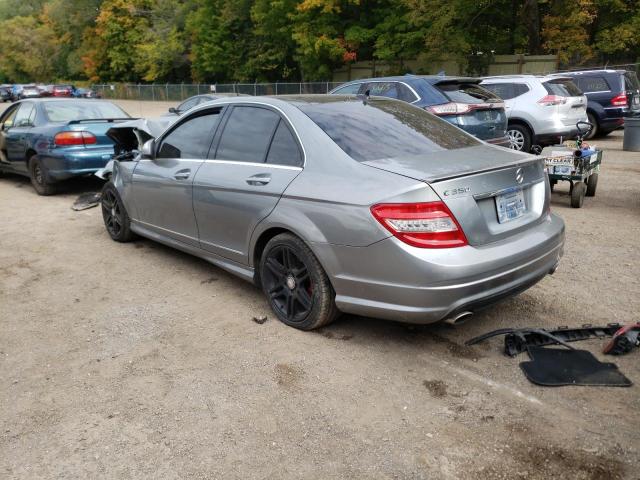 WDDGF87X68F166679 - 2008 MERCEDES-BENZ C 350 4MATIC GRAY photo 2