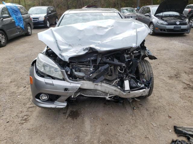 WDDGF87X68F166679 - 2008 MERCEDES-BENZ C 350 4MATIC GRAY photo 5