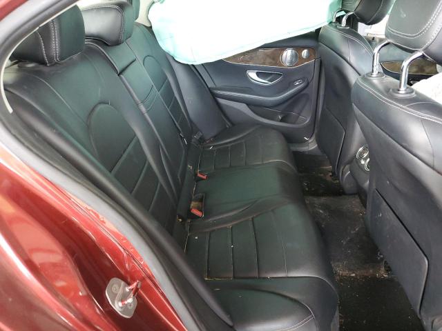 55SWF4KB3HU182609 - 2017 MERCEDES-BENZ C 300 4MATIC RED photo 10