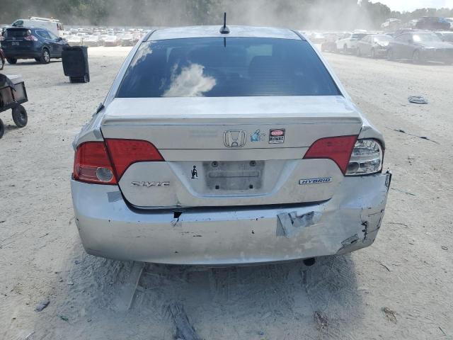 JHMFA36278S003462 - 2008 HONDA CIVIC HYBRID 银色 照片 6