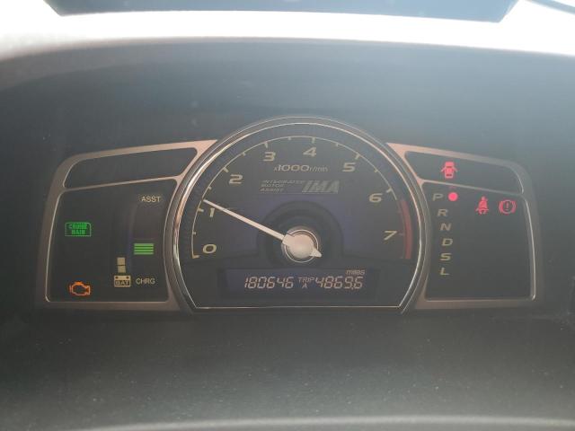 JHMFA36278S003462 - 2008 HONDA CIVIC HYBRID 银色 照片 9