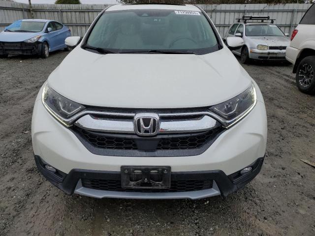 2HKRW2H80JH648485 - 2018 HONDA CR-V EXL WHITE photo 5