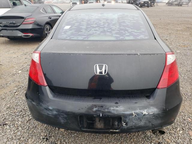 1HGCS12879A014034 - 2009 HONDA ACCORD EXL BLACK photo 6