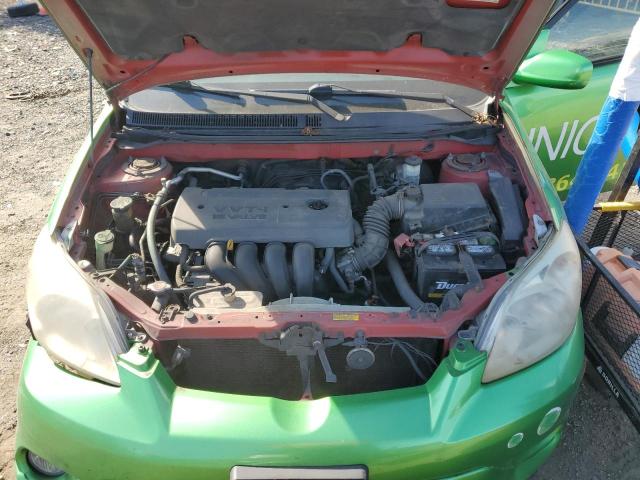 2T1KR30E37C664210 - 2007 TOYOTA COROLLA MA XR GREEN photo 11