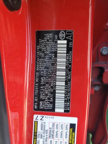 2T1KR30E37C664210 - 2007 TOYOTA COROLLA MA XR GREEN photo 12