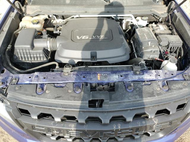 1GCGTDE32G1212211 - 2016 CHEVROLET COLORADO Z71 BLUE photo 11