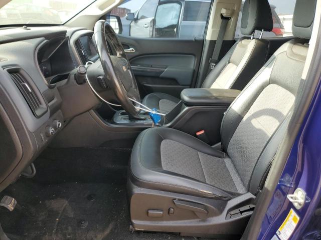 1GCGTDE32G1212211 - 2016 CHEVROLET COLORADO Z71 BLUE photo 7