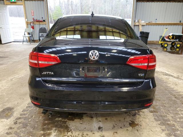 3VWDA7AJ4FM255476 - 2015 VOLKSWAGEN JETTA TDI BLACK photo 6