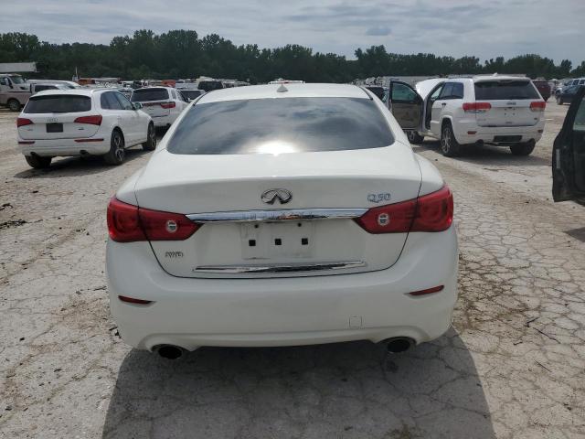 JN1BV7AR7FM417846 - 2015 INFINITI Q50 BASE თეთრი ფოტო 6