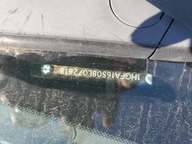 1HGFA16508L072618 - 2008 HONDA CIVIC LX BLUE photo 12