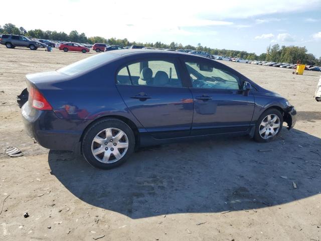 1HGFA16508L072618 - 2008 HONDA CIVIC LX BLUE photo 3