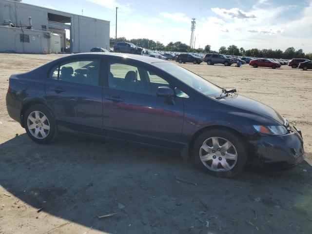 1HGFA16508L072618 - 2008 HONDA CIVIC LX BLUE photo 4