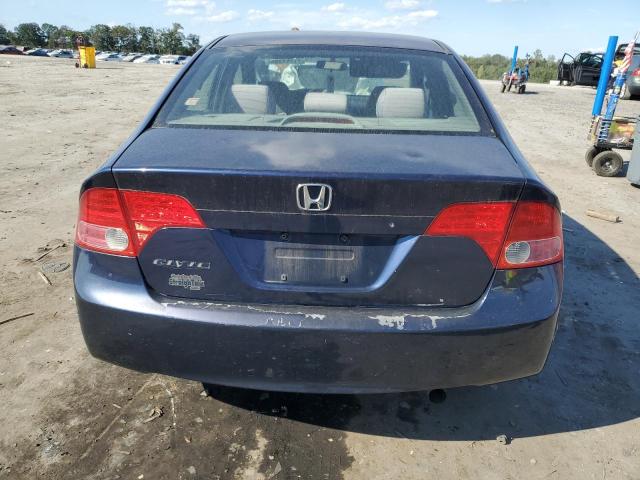 1HGFA16508L072618 - 2008 HONDA CIVIC LX BLUE photo 6