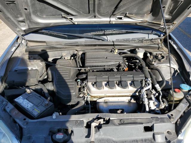 1HGES16335L019527 - 2005 HONDA CIVIC DX VP Gümüş foto 11