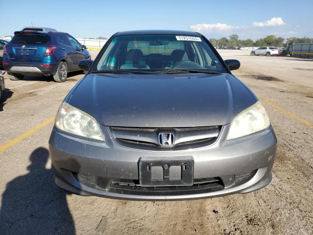 1HGES16335L019527 - 2005 HONDA CIVIC DX VP SILVER photo 5