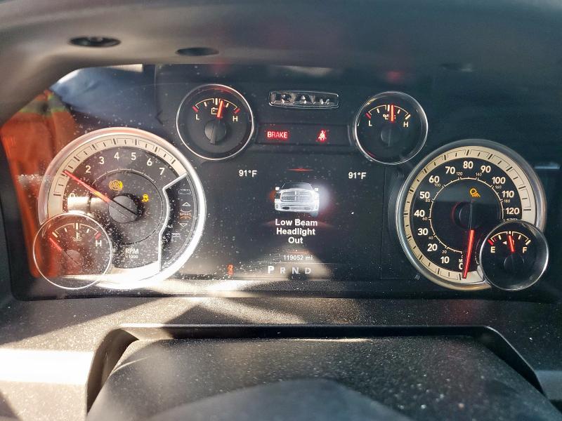 1C6RR6LT8JS239766 - 2018 RAM 1500 SLT BLACK photo 9