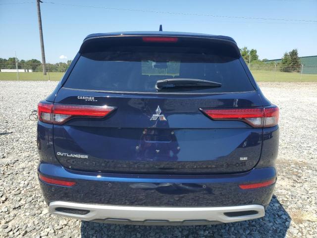 JA4J4UA80NZ080711 - 2022 MITSUBISHI OUTLANDER SE BLUE photo 6