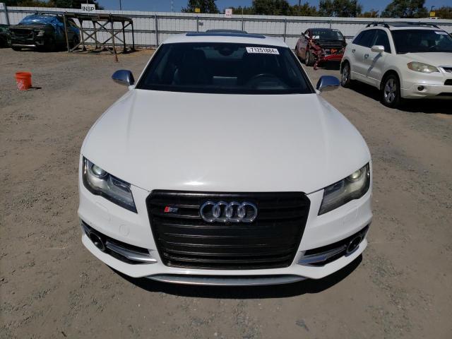WAU32AFC2DN074167 - 2013 AUDI S7 PRESTIGE WHITE photo 5