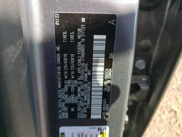 2T2BAMCAXPC008734 - 2023 LEXUS RX 350 BASE GRAY photo 13