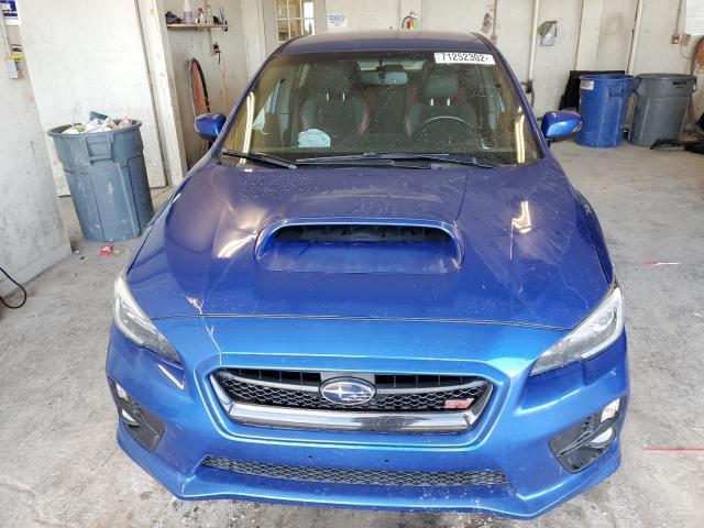 JF1VA2P63F9828773 - 2015 SUBARU WRX STI BLUE photo 5