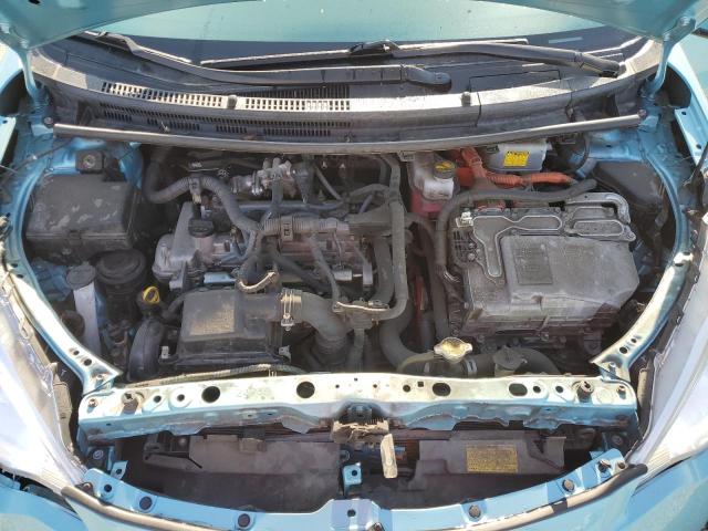 JTDKDTB32E1068341 - 2014 TOYOTA PRIUS C TURQUOISE photo 11