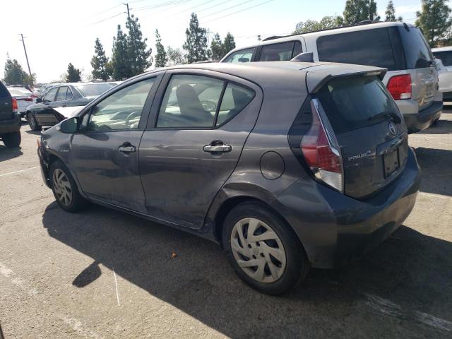 JTDKDTB3XF1086278 - 2015 TOYOTA PRIUS C GRAY photo 2