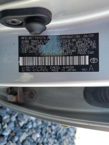 JTDKN3DU3A0018373 - 2010 TOYOTA PRIUS SILVER photo 12