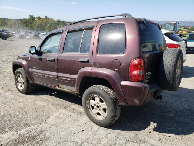 1J4GL58K34W232985 - 2004 JEEP LIBERTY LIMITED BURGUNDY photo 2