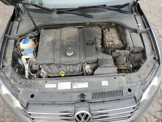 1VWAP7A36EC019169 - 2014 VOLKSWAGEN PASSAT S Серый фото 11