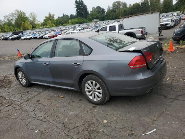 1VWAP7A36EC019169 - 2014 VOLKSWAGEN PASSAT S Серый фото 2