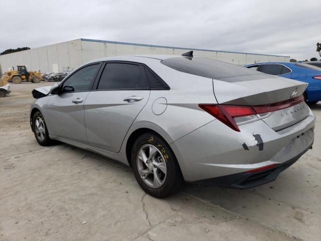 5NPLL4AGXMH052901 - 2021 HYUNDAI ELANTRA SE SILVER photo 2